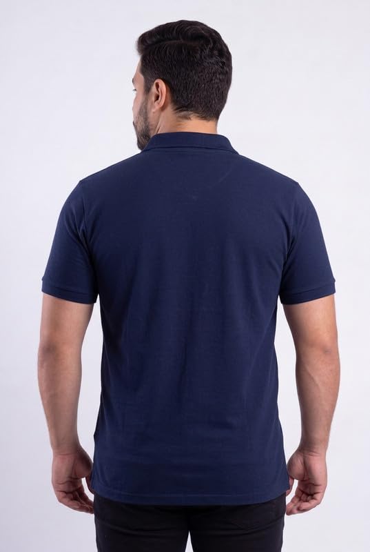 Image of EPPE Men's Plus Size Polo T-Shirt |Regular Fit, Stretchable Micropolyester Half Sleeve T-Shirt for Men|Casual & Sports Wear