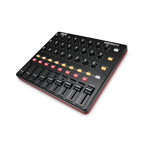 AKAI Professional MidiMix + auriculares HDH40 de M-Audio - Mezclador y controlador MIDI USB con Auriculares de estudio de diseño cerrado para grabación y monitorización en estudio