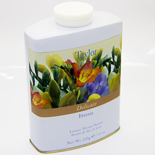 Taylor of London Delicate Freesia Luxury Talcum Powder, 7.0 Oz