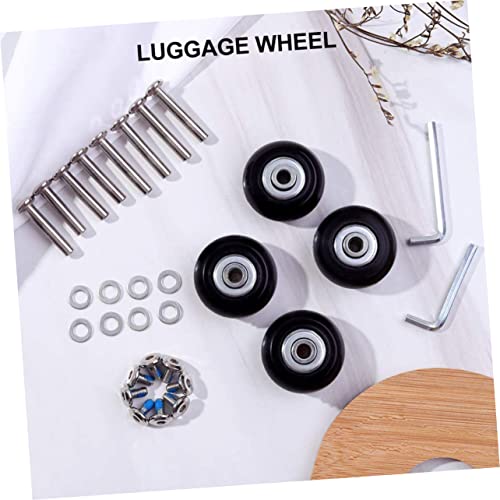 30 Peças rodízios de carrinho roda de rodízio mudo reparar bagagem de scooter acessórios de viagem r
