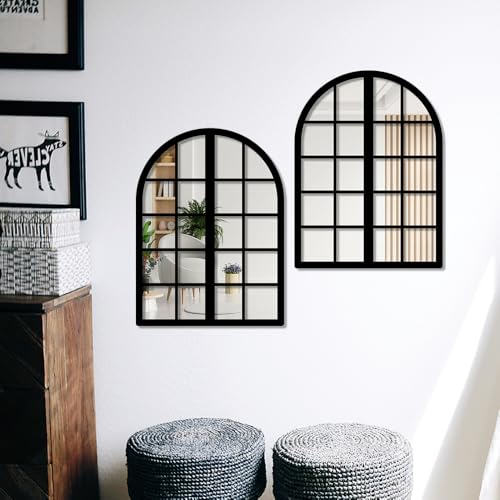 Image of Sehaz Artworks Decorative Mirror for Wall Decoration | Home Decoration Items for Living Room | Wall Hanging decoration | Jharokha Wall Decor Items for Living Room | Wall Decor Items for Bedroom