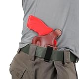 DORUK Holster Ruger GP100 4 inch 357 Magnum 6 Round Models IWB Premium Leather Gun Holster (Brown)