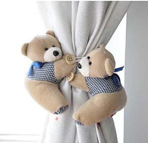 More RM 1 Pair Bear Window Curtain Tieback Buckle Clamp Hook Fastener