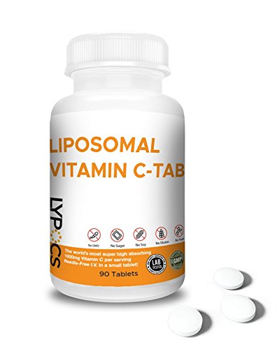 Amazon.com: LIPOSOMAL Vitamin C Small Tablets Easy to Swallow, Made in USA,  Pure, Vegan – 1000mg Supplements – 90 Tablets – Non-GMO – Powerful  Antioxidant Protection with Maximum Bioavailability – 30 Servings : Health  & Household