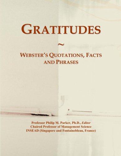 Gratitudes: Webster's Quotations, Facts and Phrases