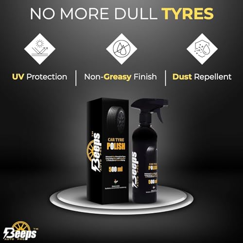 Image of Beeps 2L Foam Sprayer Car Cleaning Kit with 500ml Foam Shampoo Tyre Shiner Dashboard Polish and Two Thick Microfiber Towels Complete Car Wash Kit Pack of 6
