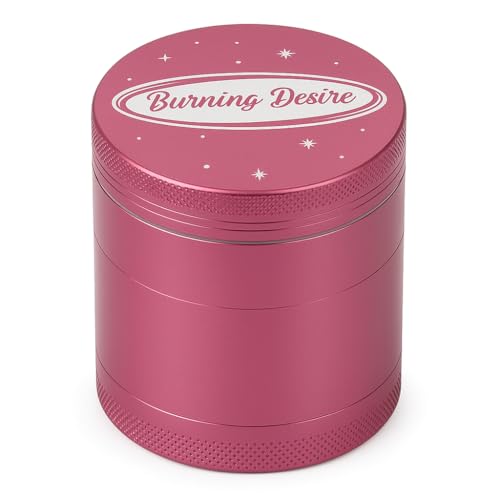 Image of Stash-Pro Crushers Metal Solid Herb Grinder | Herb Crusher Machine Roller Joint Crashers (Pink Large 63MM)