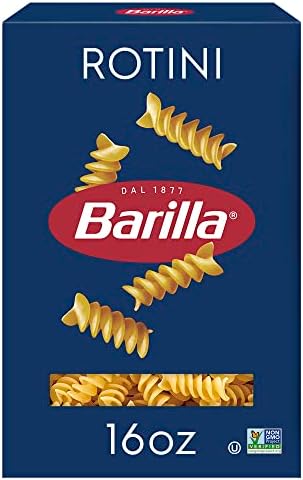 Barilla Rotini Pasta, Non-GMO Kosher Pasta, 16oz.