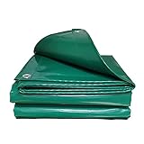 lona 10x8 200 micras Lona para exteriores de alta resistencia: las arandelas metálicas espaciadas cada 39 pulgadas (100 cm) y en cada esquina permiten que estas lonas de polietileno resistentes al agua se sujeten y aseguren de forma sencilla. Las esquinas y los bordes se refuerzan doblando los bordes con una cuerda de hilo de polietileno / ribete que lo hace resistente a los desgarros.
