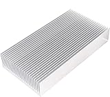 WeiMeet Aluminum Heat Sink Heatsink Module Cooler Fin for High Power Transistor Semiconductor Devices with 26 Pieces Fins 150mmx 80mm x 27mm