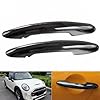 Besttoolifes 2PCS Door Handle Cover Trim for MINI for Cooper, Glossy Black Plastic Exterior Accessory for F54 F55 F56 F57 F60 Models 2014-2023 #4