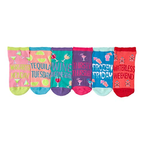 K. Bell Women's Fun Food & Drink Low Cut Socks-6 Pairs-Cool & Cute Novelty Gifts2