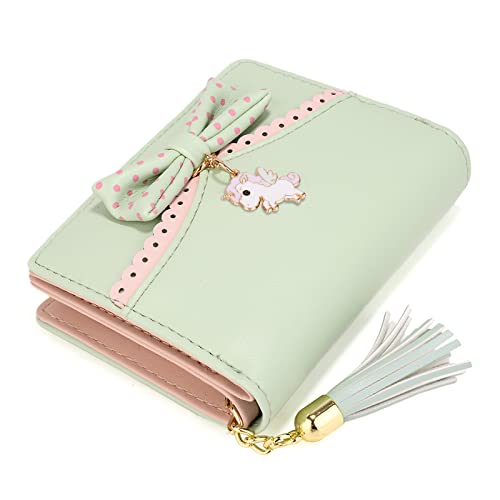 Uto Wallet For Girls Cute Unicorn Bowknot Women Coin Purse Card Bill Holder Organizer #TOP5