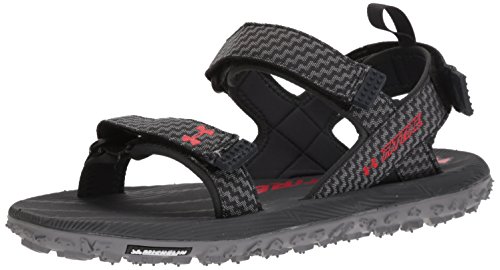 Under Armour Men's Fat Tire Sandals, Anthracite (100)/Zinc Gray, 11