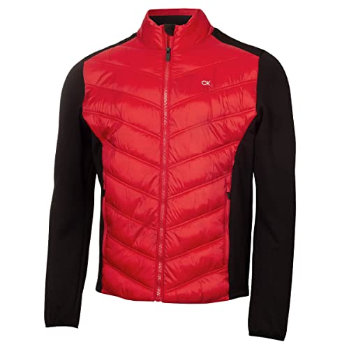Calvin Klein Frontera - Chaqueta De Golf Híbrida Con Aislamiento Transpirable Para Hombre, Rosso, S Calvin Klein Frontera - Chaqueta De Golf Híbrida Con Aislamiento Transpirable Para Hombre, Rosso, S