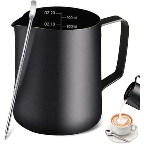 Beinhome Stainless Steel Milk Jug for Coffee Cover