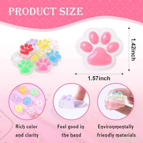 Image of Kawaii Squishy Paw Squeeze Stress Anxiety Relief Toy ( 1 Piece )