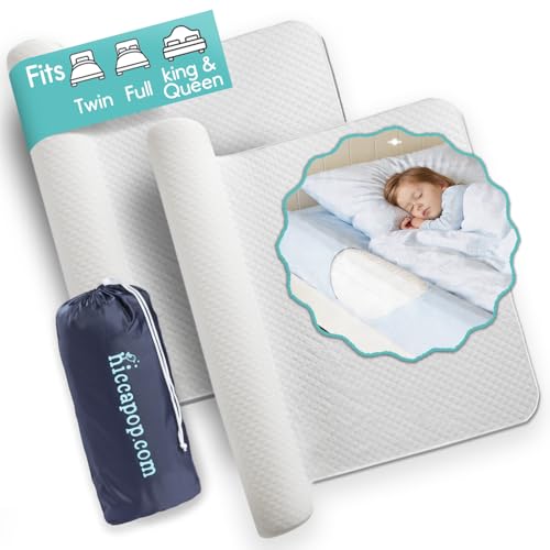 [2-Pack] Hiccapop Toddler  Bed Rail Bumper