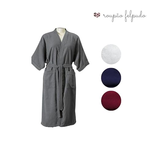 KIT 2 Roupão de Banho Felpudo macio unisex adulto recém casado, noivos, dia dos namorados, presente