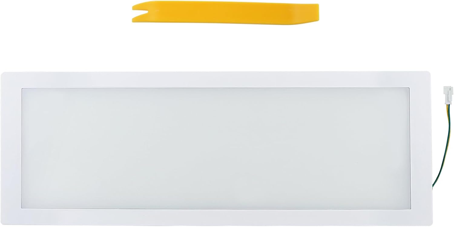 W11048980 W11470191 LED Light Assembly Replacement for Whirlpool WRQA59CNKZ and Kitchen-Aid KRQC506MPS00 Refrigerator,Replaces W11032353 W11032355 W11455230 (Transparent Board Shell+LED Light Module)