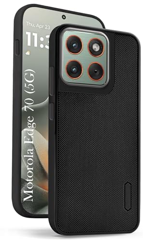 Image of Jkobi Rubberised Back Cover Case for Motorola Moto Edge 70 (Textured Grip Design | Micro-Fiber Cloth Inside | Slim and Light Weight | Soft Touch and Feel)