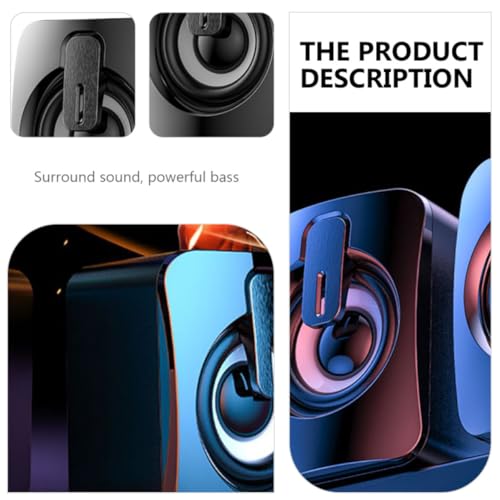 Altavoz portátil USB para oficina y hogar con subwoofer compacto 3