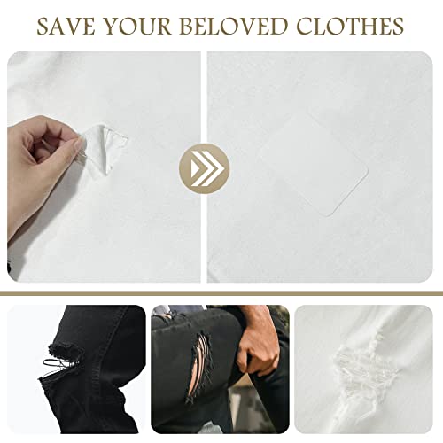 Image of KING MOUNTAIN Iron-on Repair Patch 20 Pcs Pack,100% Cotton Iron-on Repair Patch,3 inch x4-1 /4 with Back Glue Fabric Repair Kit,Repair Denim, Clothes and Fabric (White1.0