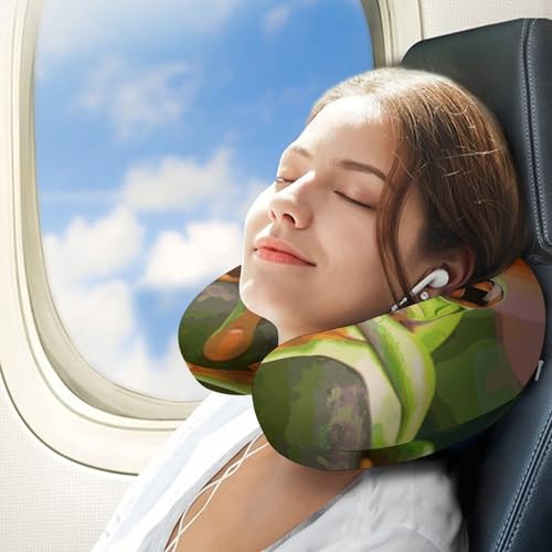Almohada U espuma viscoelástica 30 cm tamaño único miniatura 3
