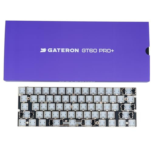 GATERON GT60 PRO+ Magnetic Keyboard PCB, Adjustable...