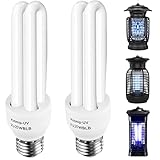 バグザッパー電球 2個 2Uタイプ E27 20W 交換用電球 Homesuomy、Yluces、Yissvic、Powify、その他のモデルのバグザッパーに対応