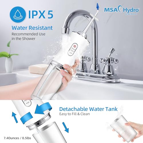 MSA Hydro Ear Wax Remover Kit, Safe, Quick and Effective Ear Cleaning, Gentle Ear Irrigation and Flushing, Adults and Children, Adjustable Water Pressure (Hydro Kit)