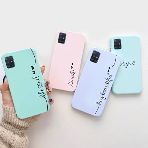Image of COLORflow Back Cover Compatible with Samsung Galaxy A71 | Solid Color Customized Back Cover Compatible with Samsung Galaxy A71