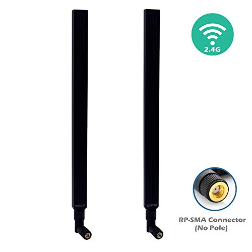 TECHTOO WiFi Antenna 2.4GHz 10 dBi for Wireless Router - Security IP Camera