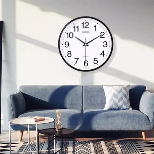 Horloge murale silencieuse avec mouvement quartz électronique précis - 5