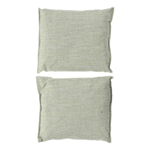 GLEAVI 2 Piezas bolsa de carbón Absorbedor de olores Eliminador de olores para autos neutralizador de olores ambientador desodorante de armario absorbe olores Carbón activado Green