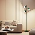 SIBRILLE 36W LED Tree Floor Lamp, Dimmable Tall Standing Lamp with Remote & Touch Control, 4 Color Temperatures Bright Floor Lamp, 3 Rotatable Light Modern Floor Lamps