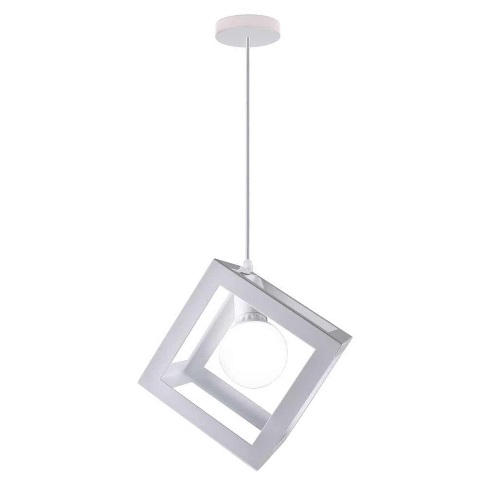 LYMSXAZOU Pendant Light Fixture - Metal Chandelier with E27 Base for Dining Room and Living Creative Drop Ceiling Design