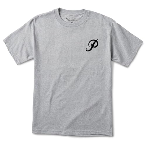 Primitive Skate Men's Classic P Core Short Sleeve T Shirt - grey - S
