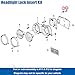 OAUTOO 4sets Glove Box Door Cover Clip, Bracket Headlight Fittings Mounting Clip Lock Kit for BMW 51-71-1-916-197, 51-71-1-916-199 E30 E36 E90 E92 E60 E61 E32 E31 E24 E28 E53