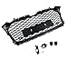 RS5 Style Honeycomb Front Bumper Upper Grille Grill Fit for Audi A5 S5 B9 2017-2019