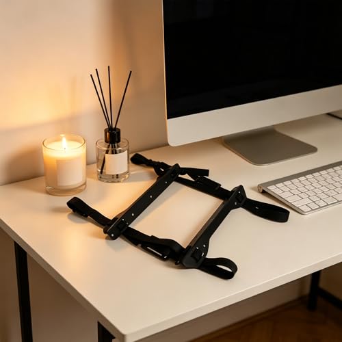 Soporte para torre de PC bajo escritorio: soporte para caja de computadora de acero inoxidable antivibración y resistente para CPU de torre para oficina en casa y estación de trabajo de juegos miniatura 6