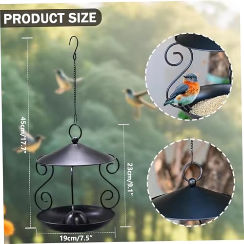 Mangeoire à oiseaux résistante aux intempéries pour stopper le gaspillage
