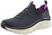 Produktbild Skechers Damen D'lux Walker Star Stunner Sneaker, Navy Knit Purple Trim, 38 EU