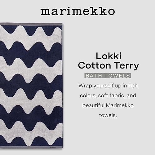 Toalla de baño de rizo de algodón Marimekko Lokki exclusiva 3
