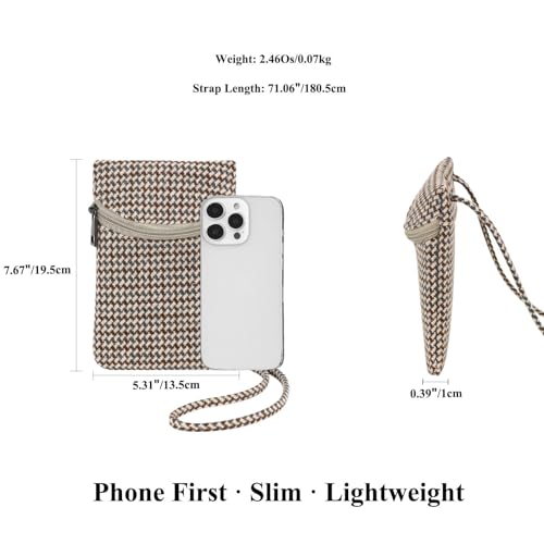 Image of Small Crossbody Women Cell Phone Purse Wallet Bag With Shoulder Strap