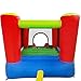 PicassoTiles KC106 8x7 Foot Junior Inflatable Bouncer, Kid Park, Jumping Bouncing House, Jump Slide Playhouse w/ 50 Pit Balls, 3 Sides Mesh Protection, and Heavy-Duty GFCI ETL Certified 385W Blower