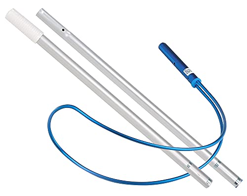 Aquatic Technology Life Hook with 12 Foot Rescue Pole and Bolt Set (Two 6-Foot Poles Connected with Brass Bolts)