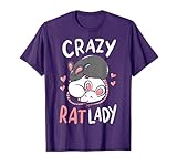 Rat Rats Crazy Rat Lady Love Cute Funny Pet Gift T-Shirt