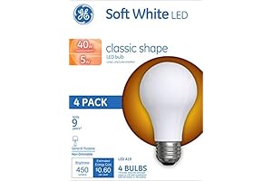 GE Lighting 32577 - Brightens Up Your Space With 4 Soft White...