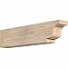 Ekena Millwork RFT04X06X24NEW00SDF Newport Smooth Rustic Wood Rafter Tails